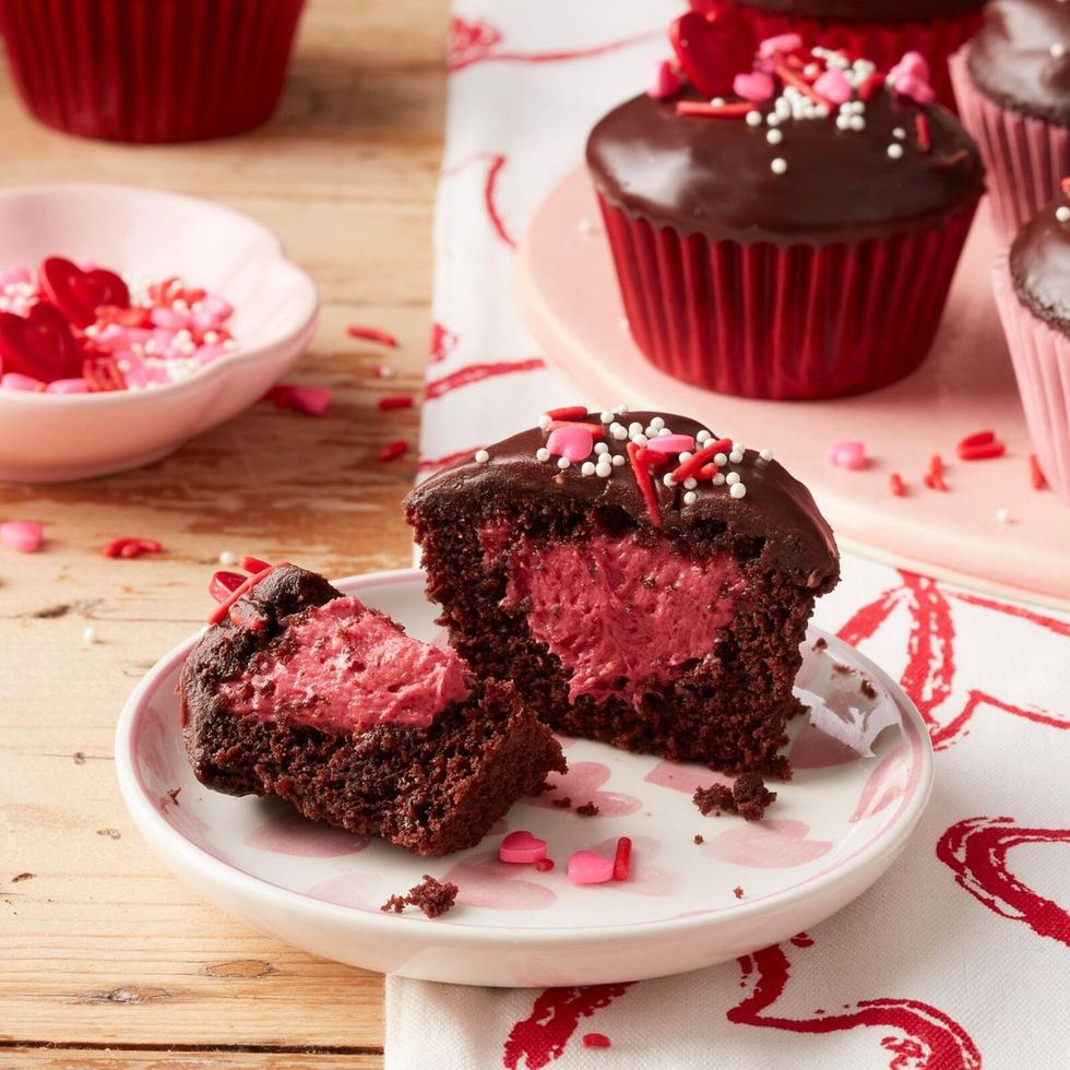 valentines day cupcake ideas raspberry creme
