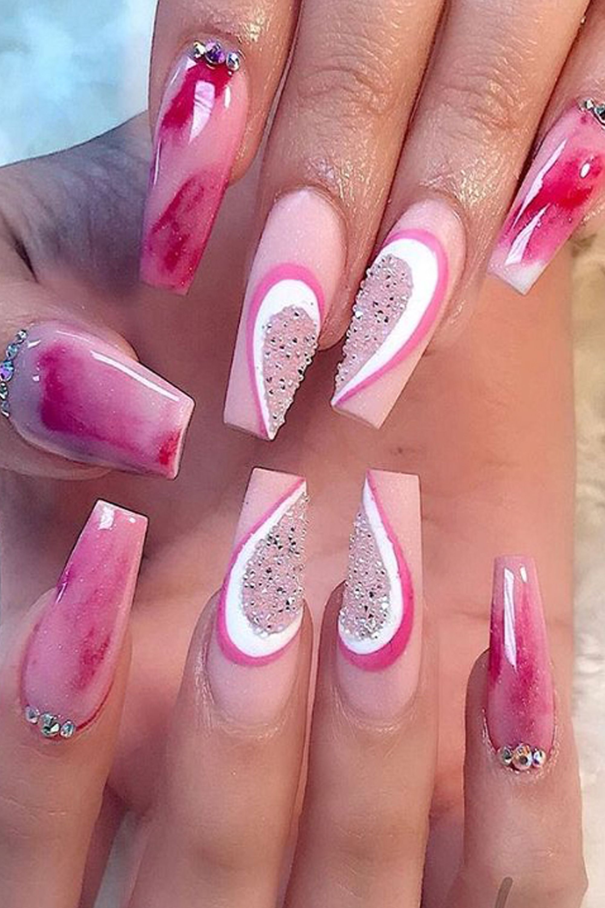 Nail art outlet gel design