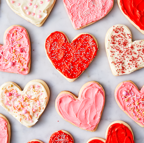 valentines day desserts heart shaped cookies