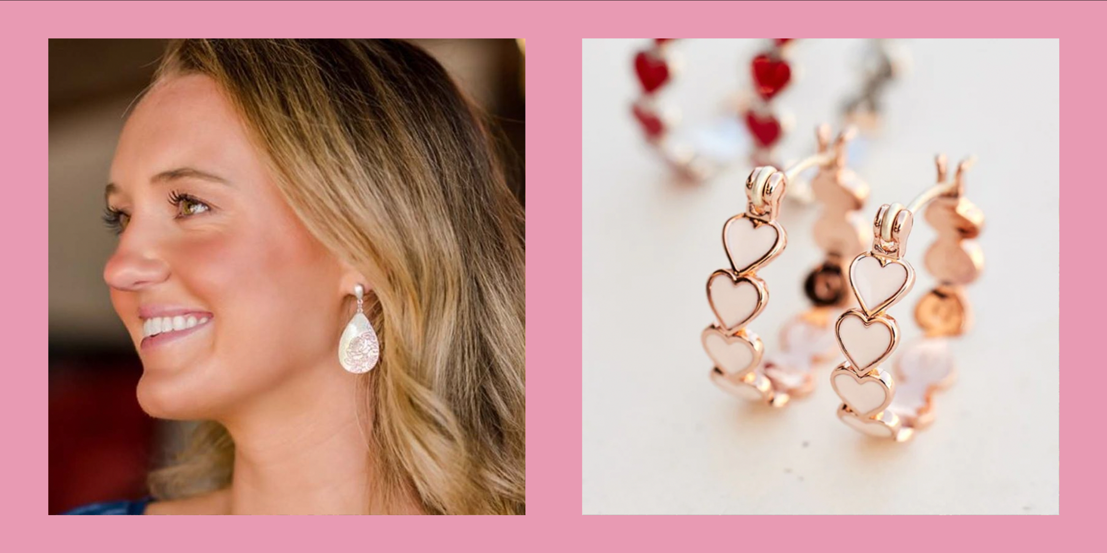 1 Pair Of Valentine's Day Women Drop Earrings, Fashionable Heart-Shaped  Love, Valentine's Day Earrings And Earrings, Party Jewelry For Women, Valentine's  Day Gifts, Couple Gifts | SHEIN USA