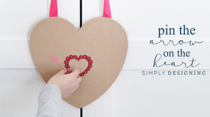 valentines day games  pin the arrow