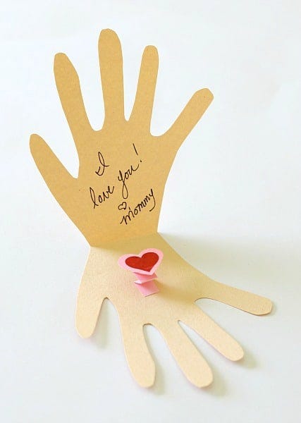 12 Best Valentine's Day Handprint Crafts - Valentine Finger Paint Crafts