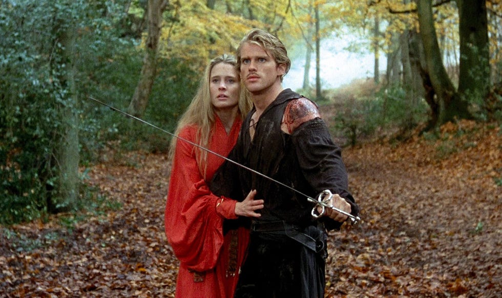 cary elwes and robin wright penn star in the princess bride, a good housekeeping pick for best valentine's day movies for kids