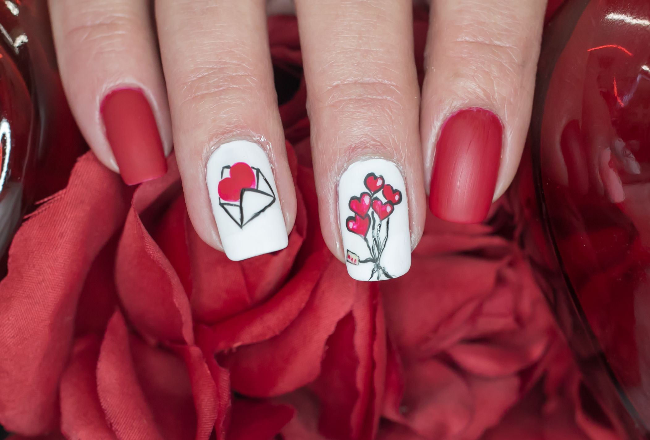 10 Non-Heart Nail Art Designs We're Crushing On For Valentine's Day -  Behindthechair.com