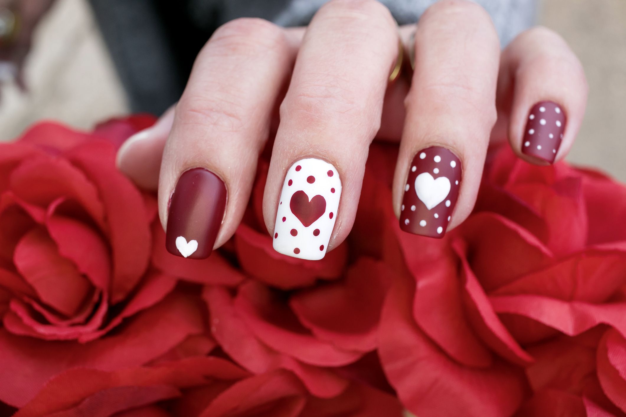 29 Best Valentine's Day Nail Designs - Cute Nail Polish Ideas for Valentine's Day