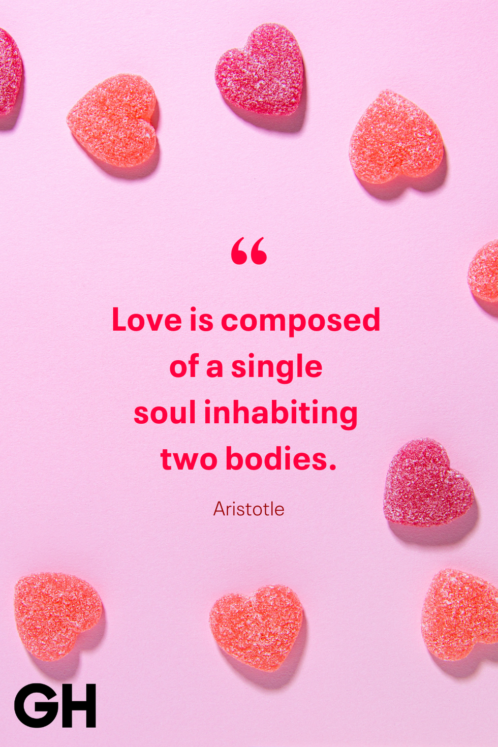 love is composed of a single soul inhabiting two bodies aristotle quote