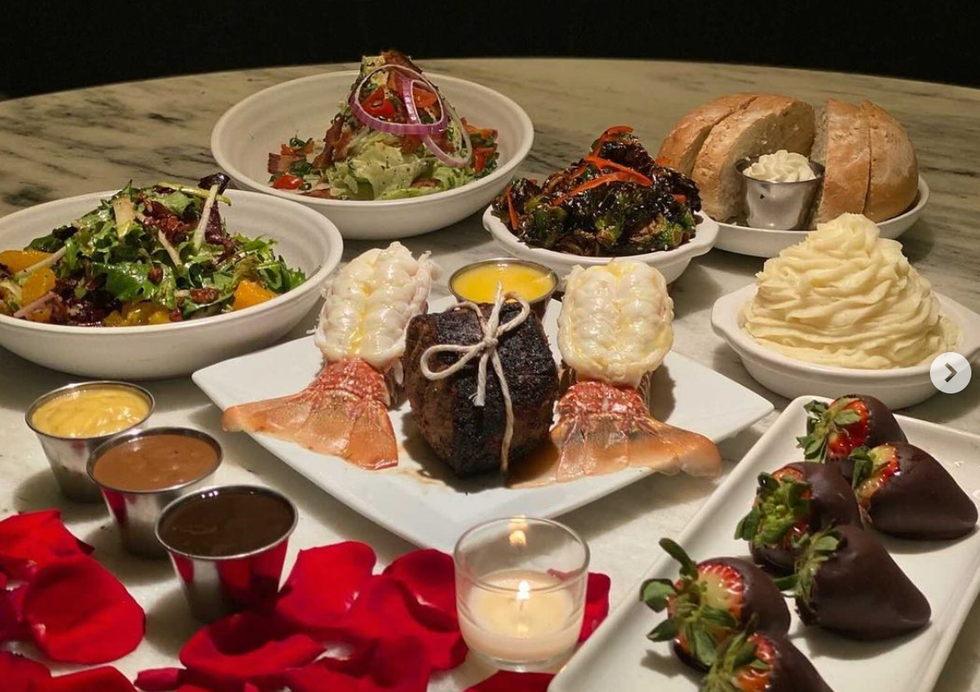 valentines day restaurant specials, perry's steakhouse