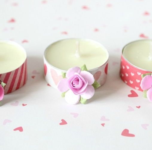DIY Valentine Dessert Candles : Valentine Candles