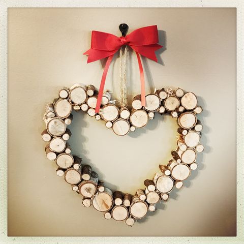 diy valentines wreath