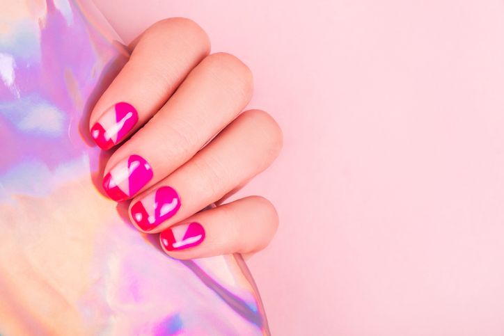 Pink Heart Nail Art | 3 DIY Nail Designs For Valentine's Day