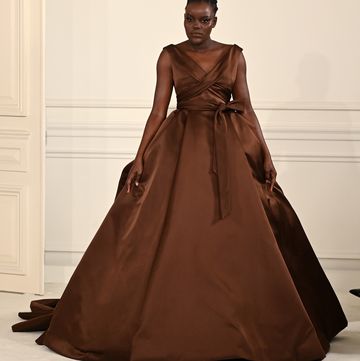 paris, france   january 26 editorial use only   for non editorial use please seek approval from fashion house a model walks the runway during the valentino haute couture springsummer 2022 show as part of paris fashion week on january 26, 2022 in paris, france photo by pascal le segretaingetty images