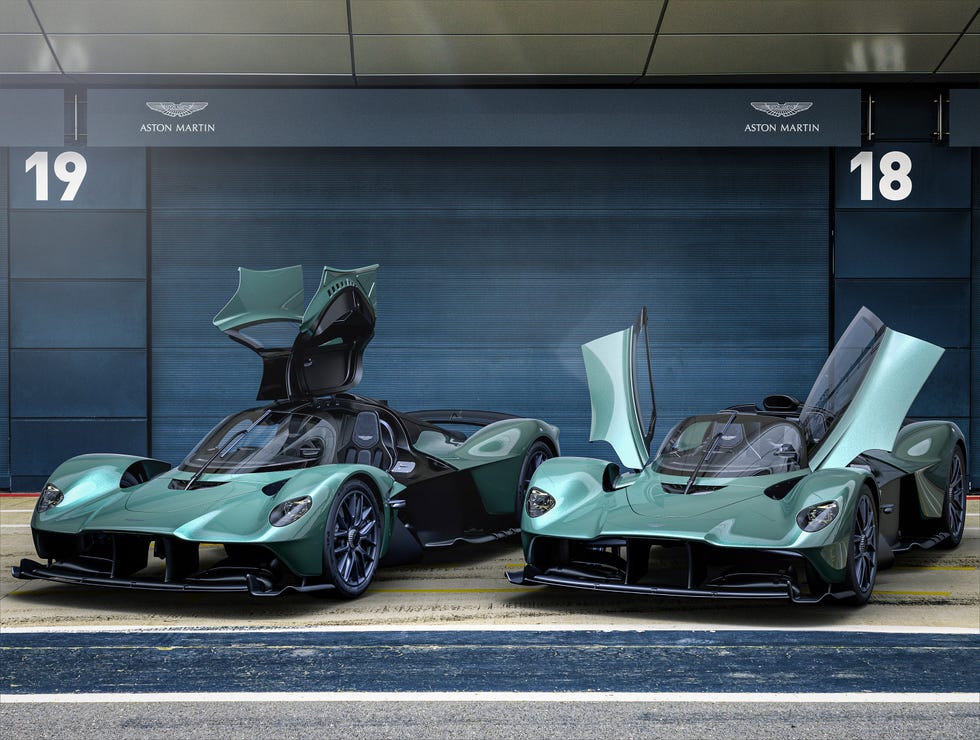 aston martin valkyrie and valkyrie spider