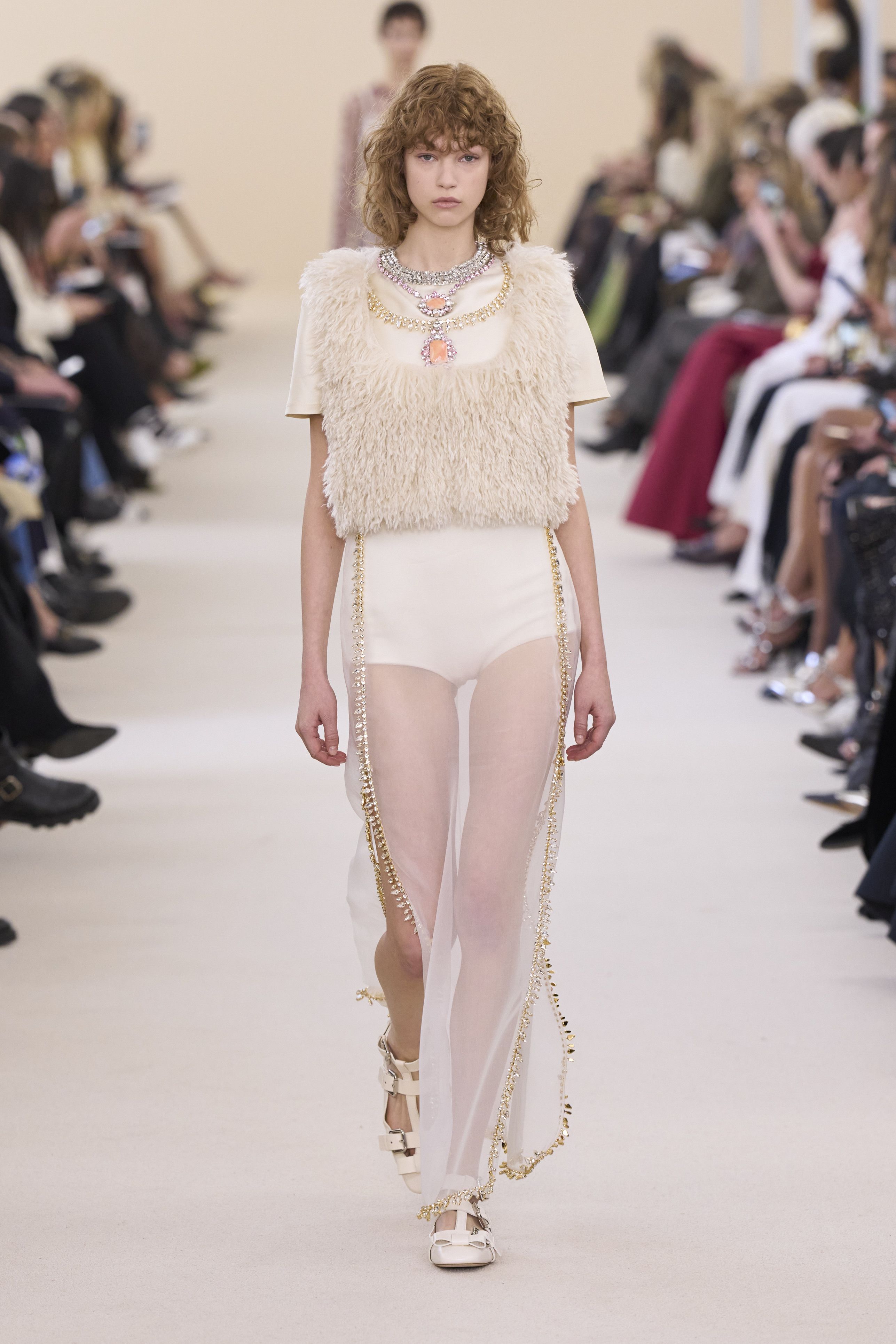 古着 GIAMBATTISTA VALLI ジャンバティスタ バリ イタリア製 長袖 カーディガン 40 ホワイト レディース 古着 GIAMBATTISTA VALLI ジャンバティスタ バリ イタリア製