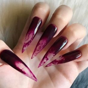 vampire fang nails