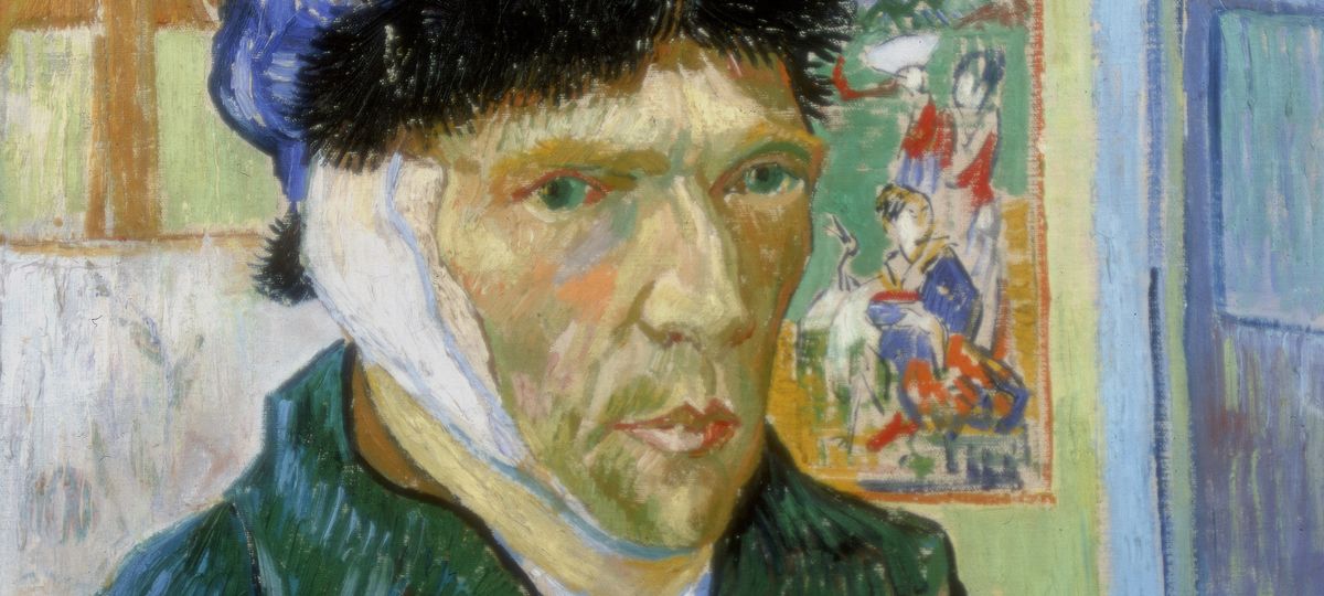 Vincent van Gogh ear self portrai