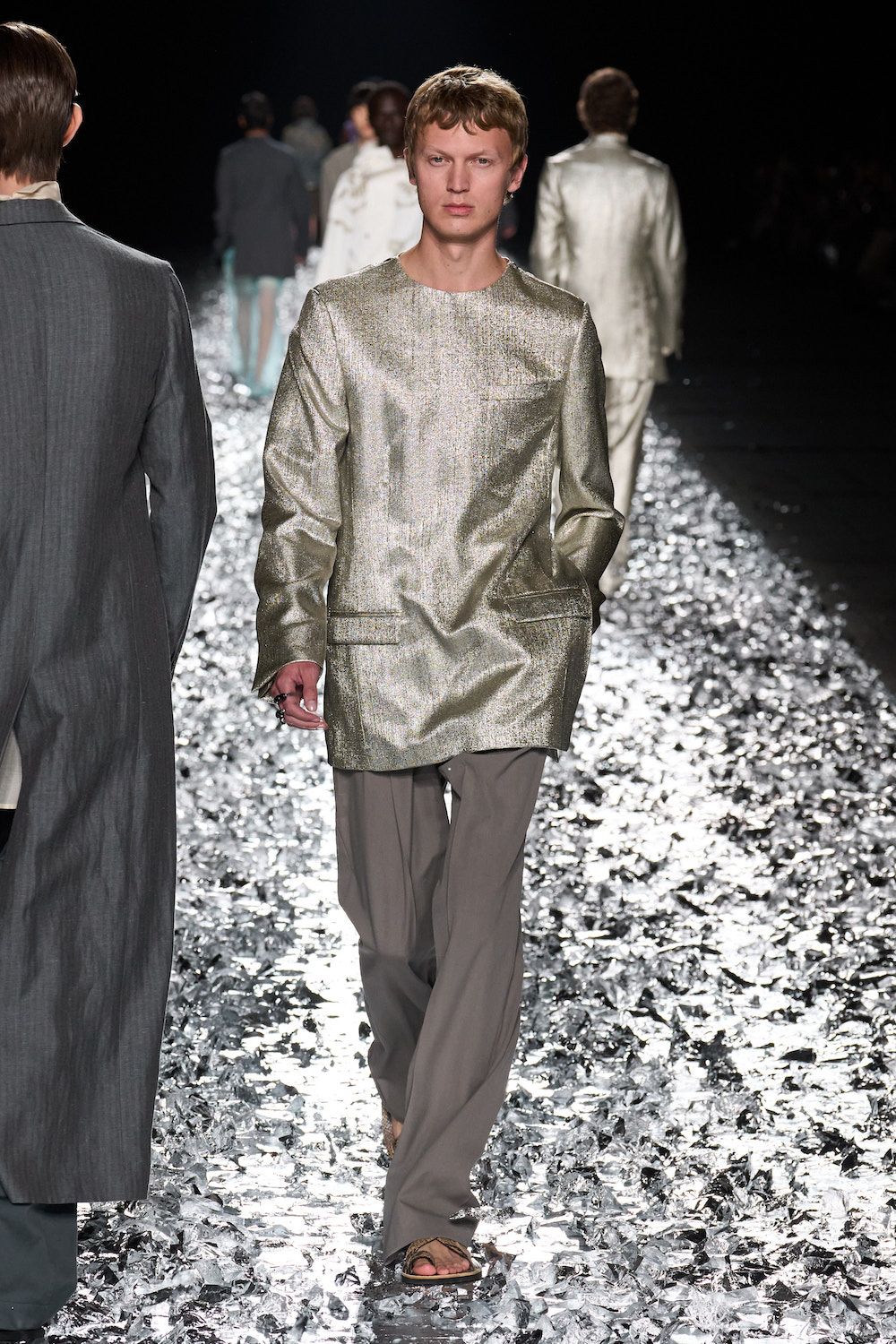 Paris Erupts in One Big, Sparkly Last Hurrah for Dries Van Noten