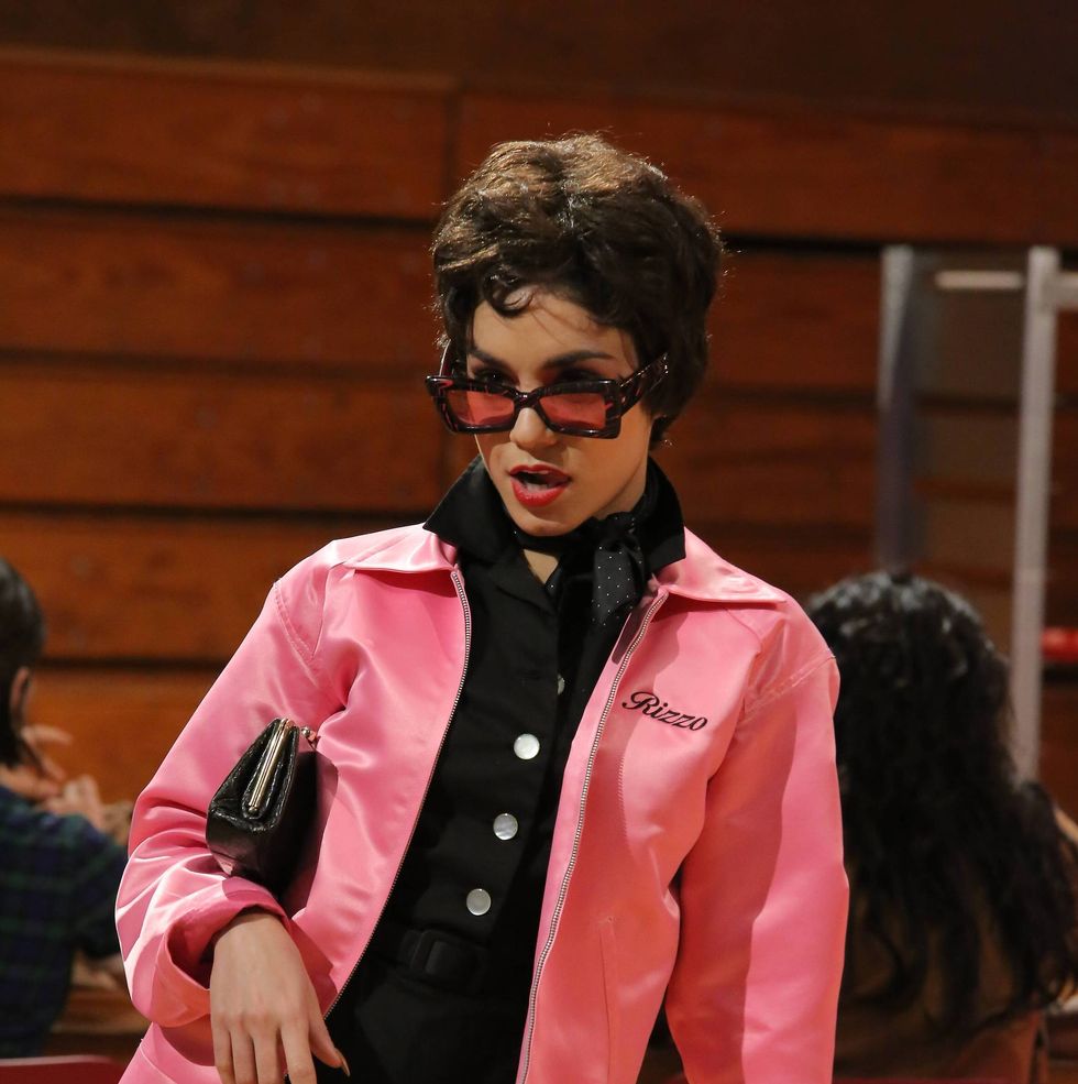 Pink Ladies Jacket Grease 50's Suit Yourself Fancy Dress Halloween Child  Costume