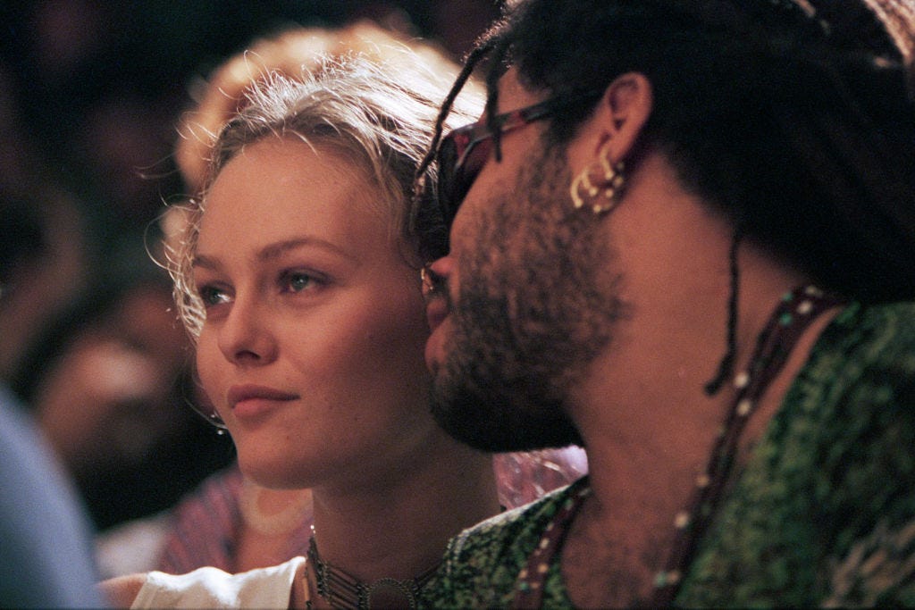 Vanessa Paradis and Lenny Kravitz inspired The Idol