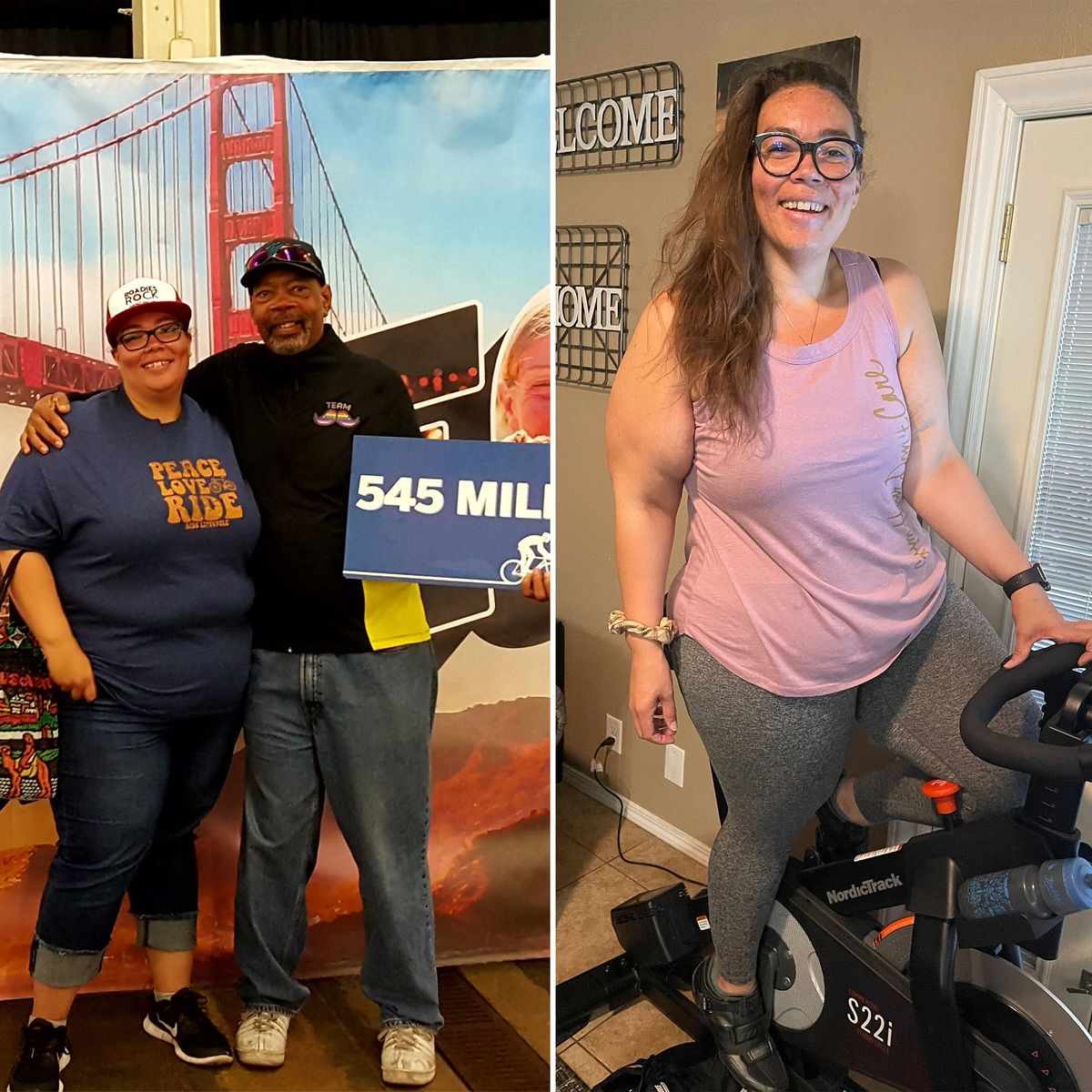 Cycling Weight Loss - How Her Nordictrack Indoor Bike Helped Her Lose 94  Pounds