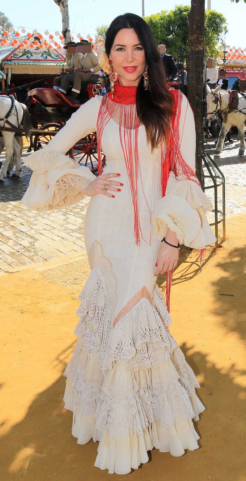 Vania Millán en la Feria de Abril