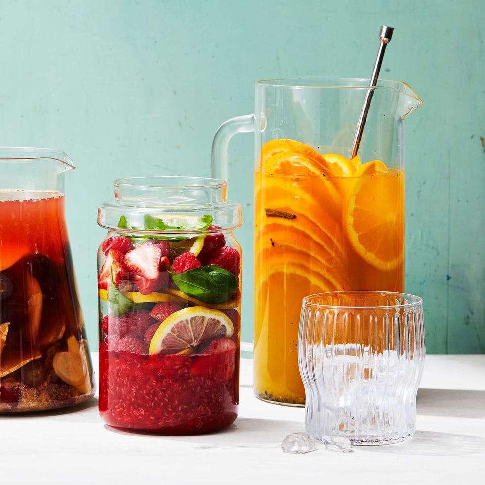 a pitcher of vanilla citrus honey sangria