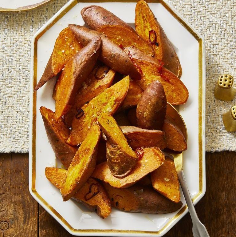 healthy thanksgiving sides vanilla roasted sweet potatoes