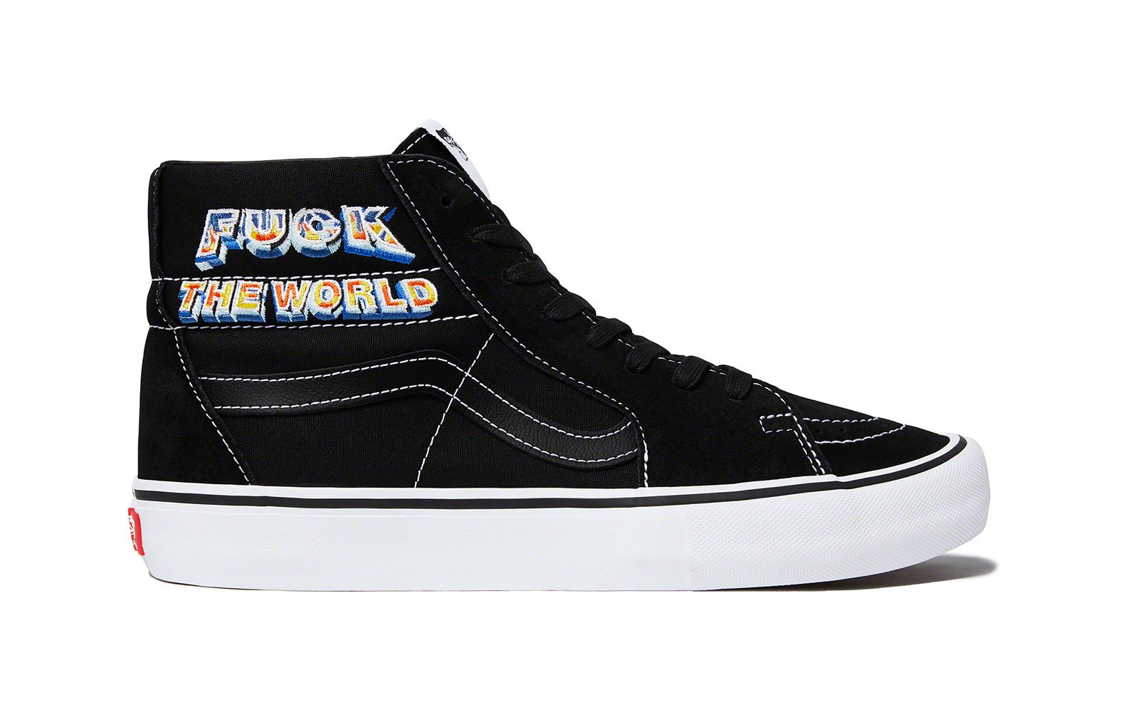 Zapatos vans 2024 supreme negro