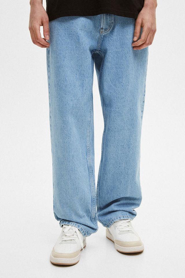 jeans anchos hombre