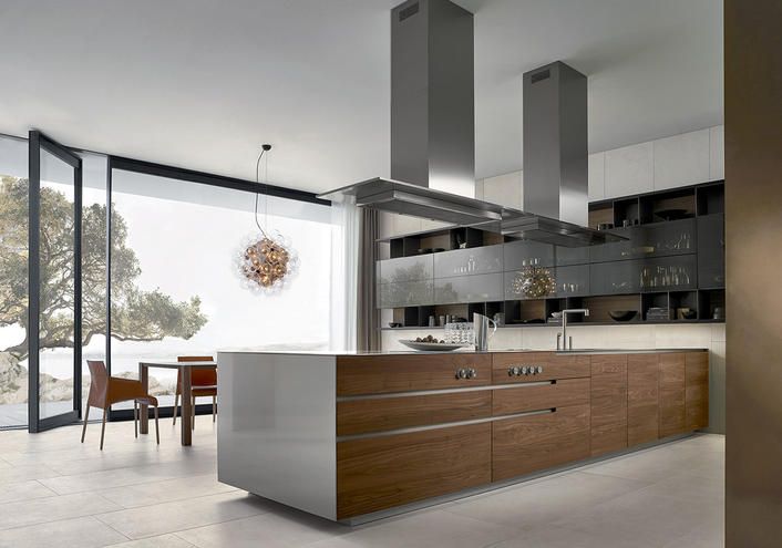 Phoenix, la cucina di design per case dallo stile contemporaneo