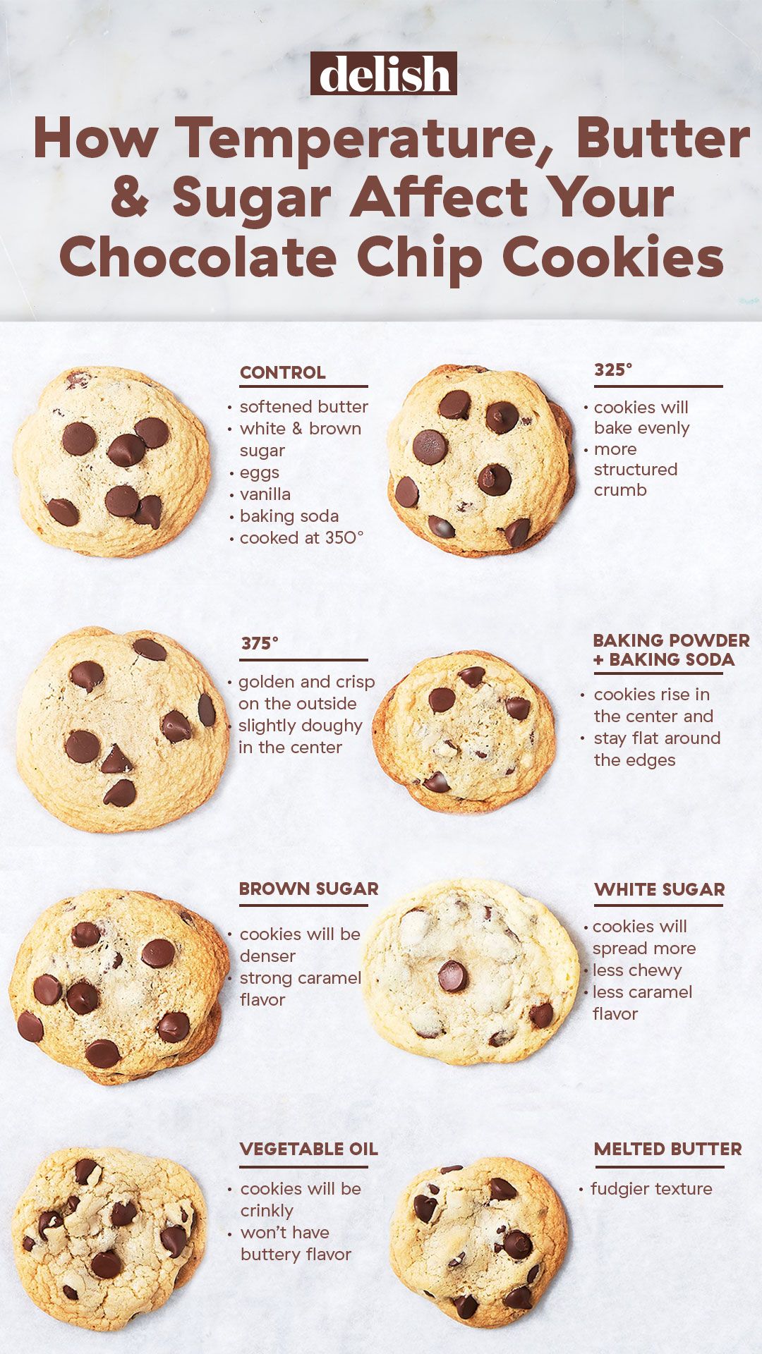 This Is How Temperature, Butter, And Sugar Affect Your Chocolate Chip  Cookies