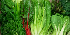 Various leafy vegetables