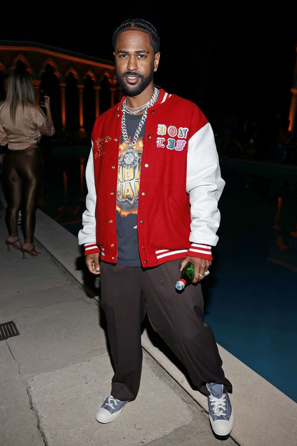 beverly hills, california   june 23 big sean attends the rhude ss22 runway show on june 23, 2021 in beverly hills, california photo by frazer harrisongetty images