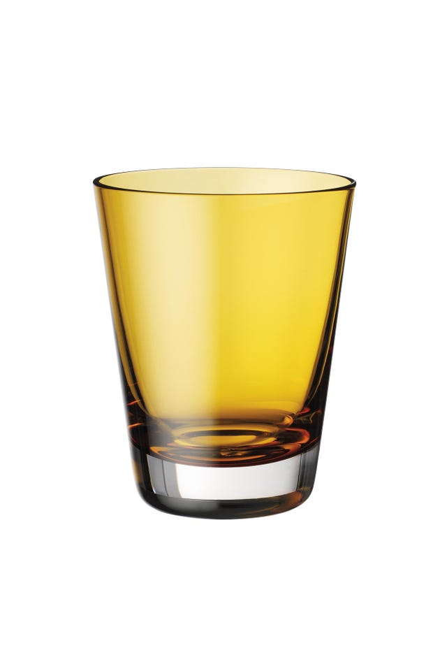 Vaso color ámbar