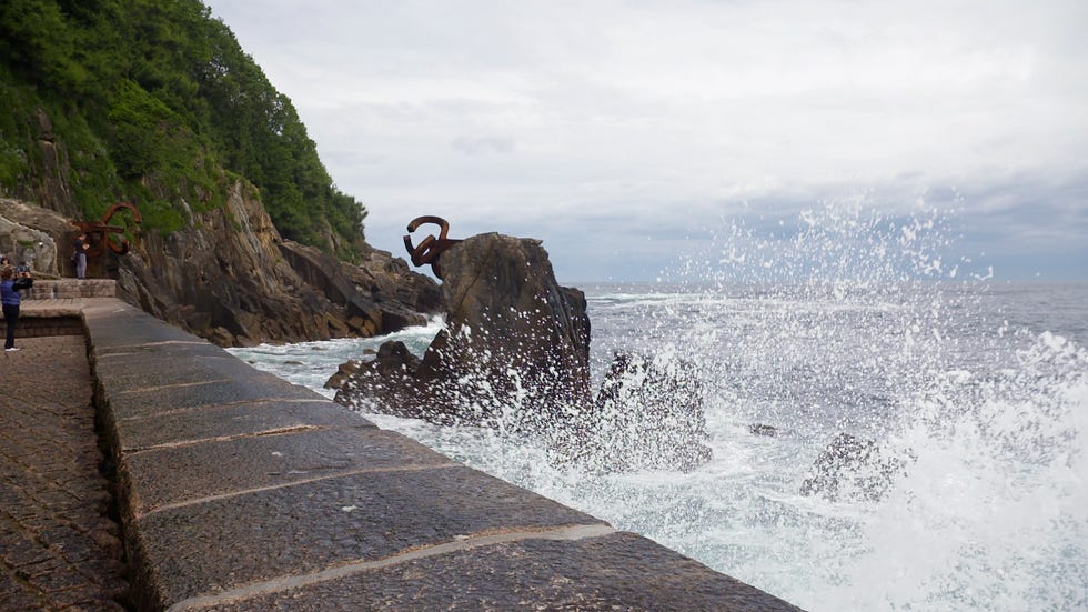 viajeros cuatro el peine del viento, de chillida