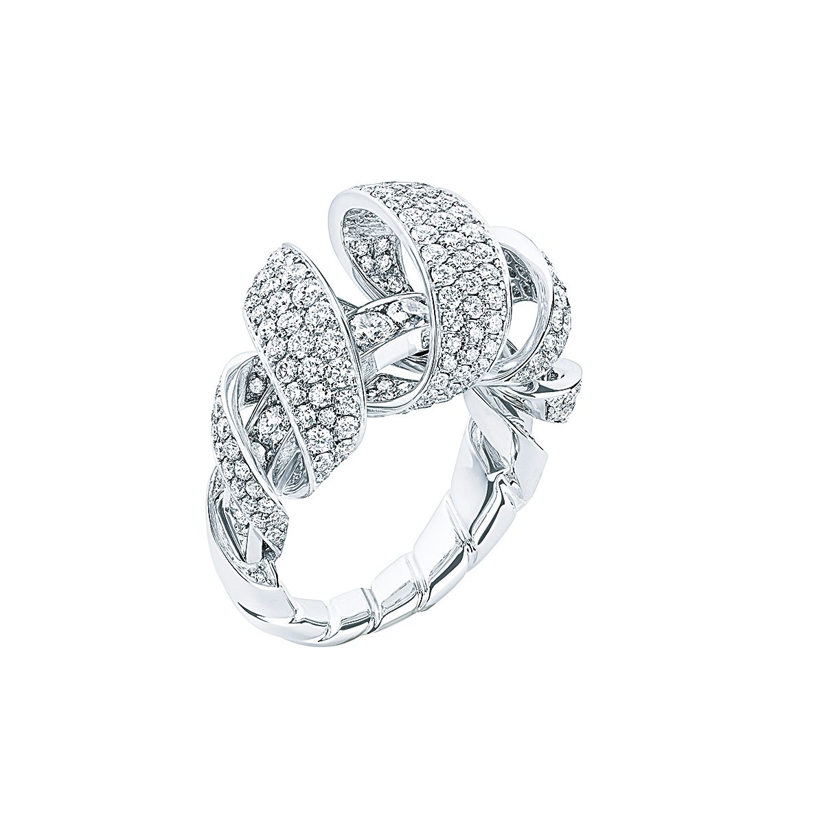 Llife】TORSADE RING。[18号] （Jona rock ring 7mm silver/18号
