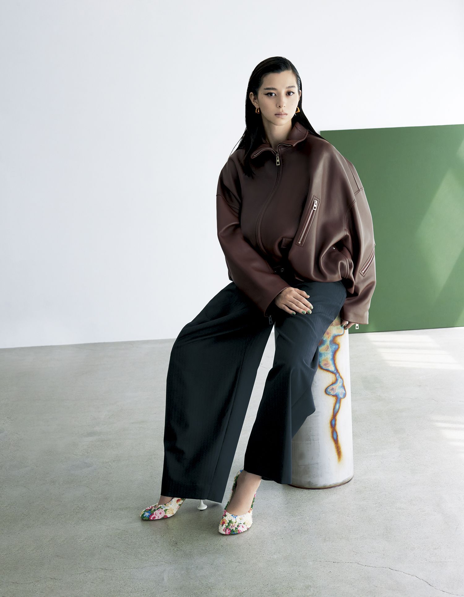 中条あやみさん着用【LOEWE】ラウンドソフトベルト☆2color vc2507-tlow-02-01-3-1200-0-72-