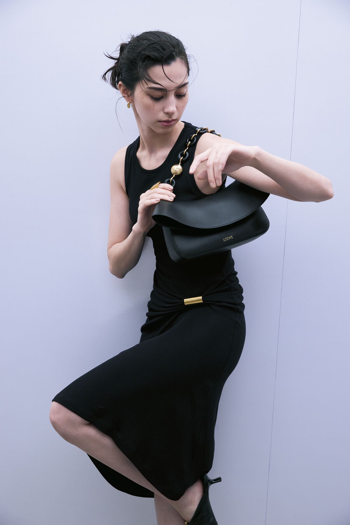 中条あやみさん着用【LOEWE】ラウンドソフトベルト☆2color 中条あやみさん着用【LOEWE】ラウンドソフトベルト☆2color