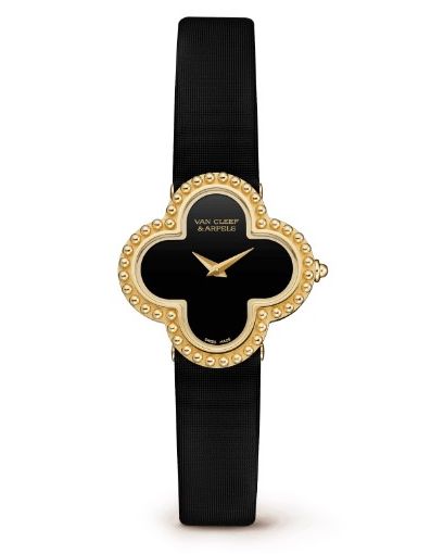 van cleef arpels alhambra，不只chanel ﻿première腕錶，10款時髦黑色系金錶女錶推薦！