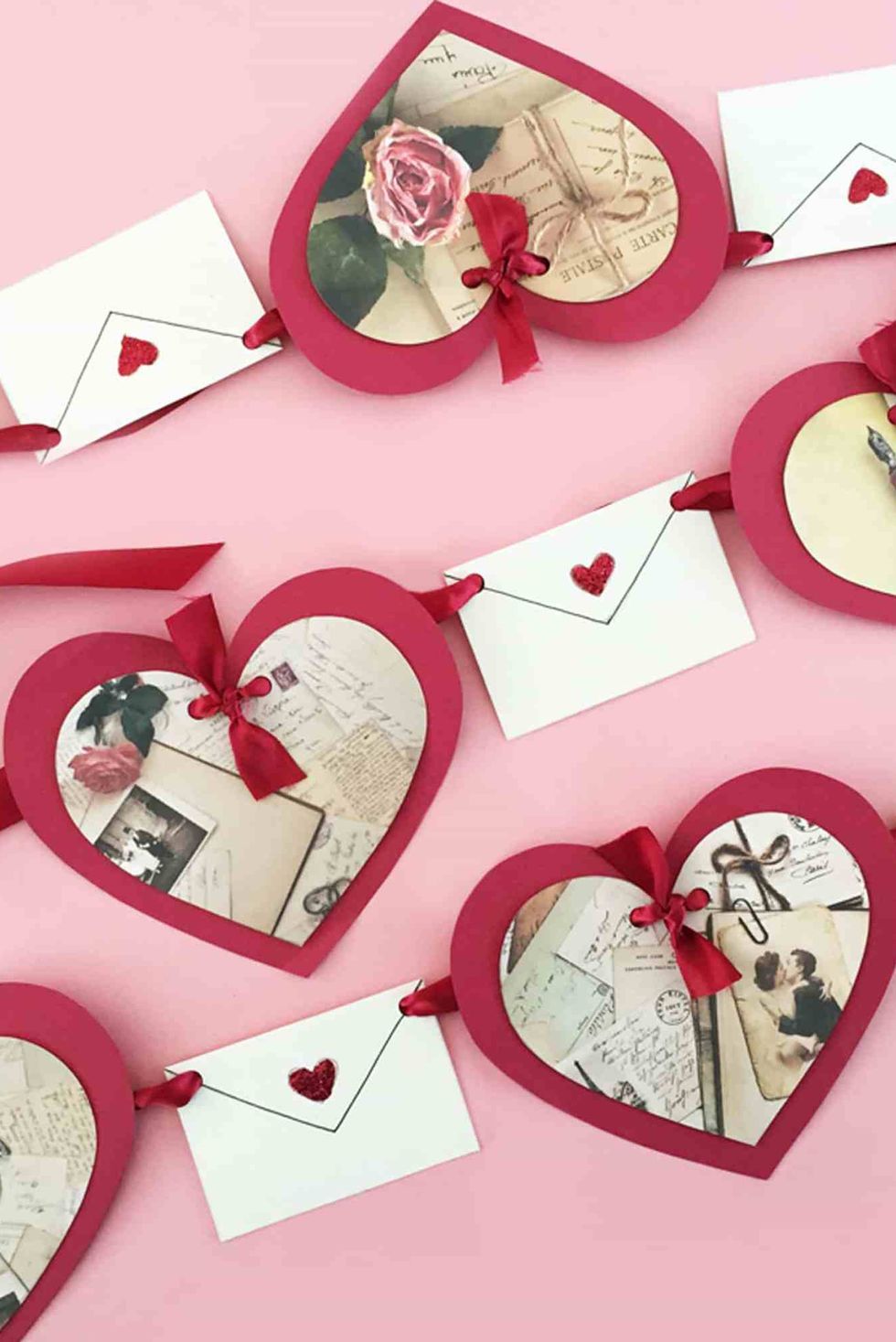 Vintage Fun Valentine DIY Heart Decor Card Kids Craft Kit|My Minds Eye
