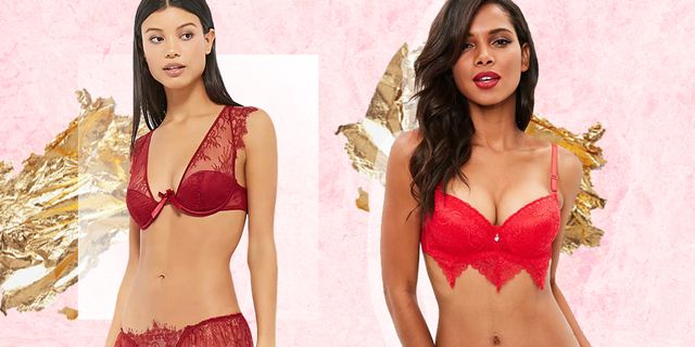 14 Sexiest Red Lingerie Sets - Red Bras and Panties