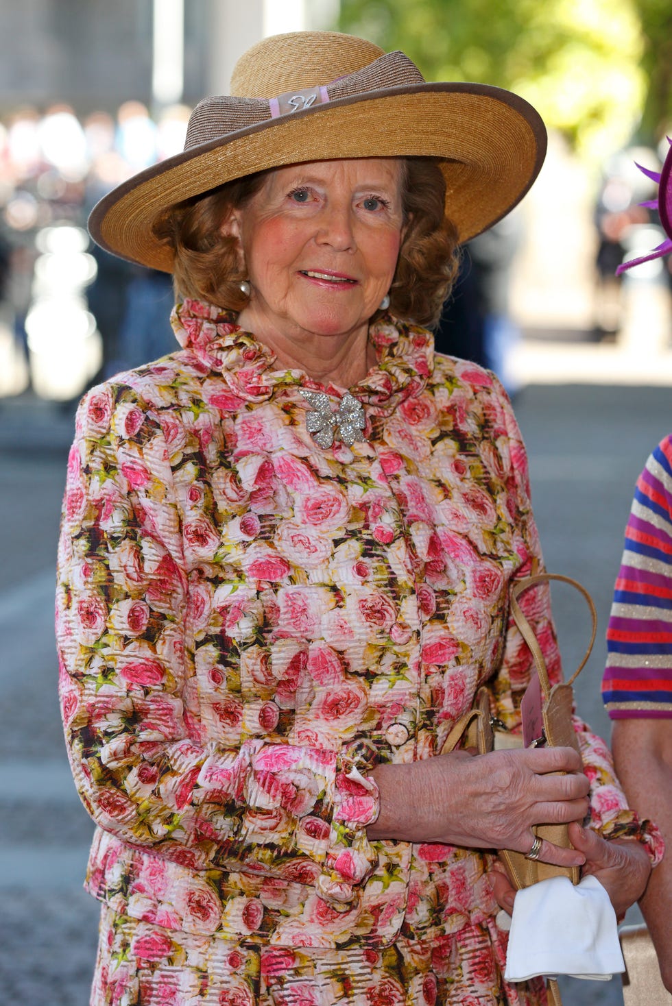 lady anne glenconner (one of queen elizabeth iis maids on honour at her coronation in 1953) attends a service of celebration to mark the 60th anniversary of the coronation of queen elizabeth ii