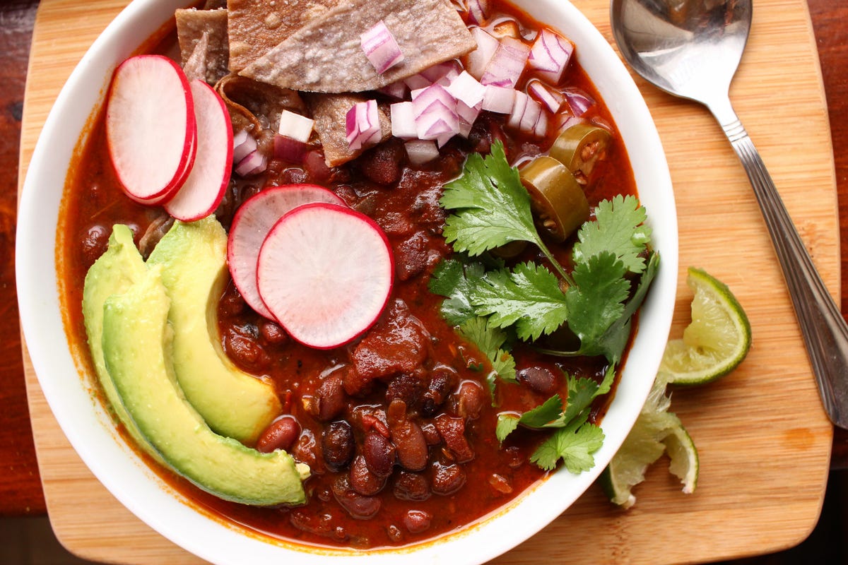 preview for Hearty & Hot Vegan Black Bean Soup Will Make You Blush