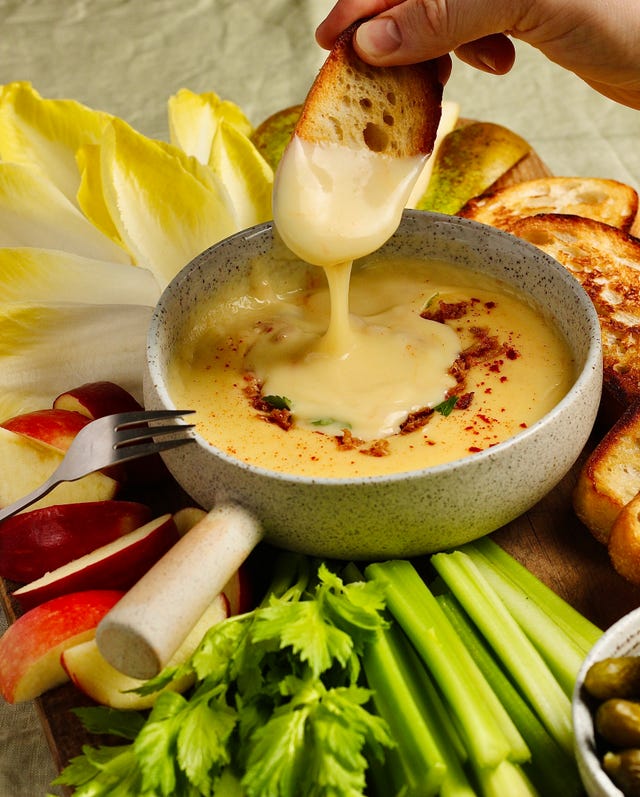 vegan cheese fondue