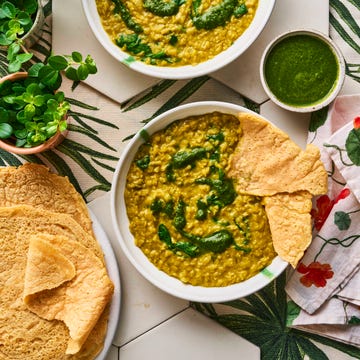 vegan lentil pancakes with spiced and warming dahl recipe