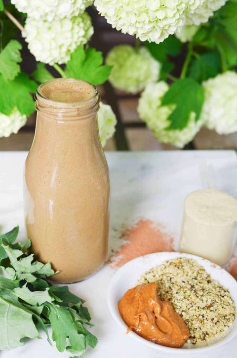 Vegan Peanut Butter Protein Smoothie Recipe