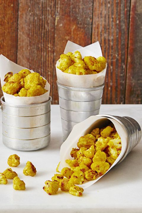 vegan super bowl recipes - cauliflower popcorn