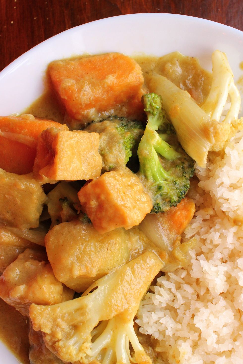 vegan sweet potato curry