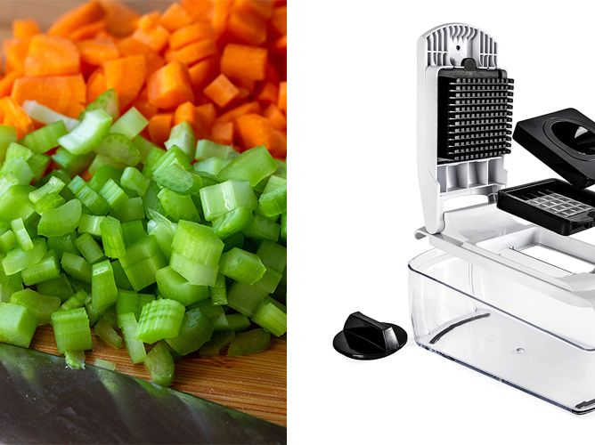 Fullstar Vegetable Chopper - Veggie Chopper - Onion Chopper with Container  - Pro Food Chopper - Slicer Dicer Cutter - (11 in 1, Black)