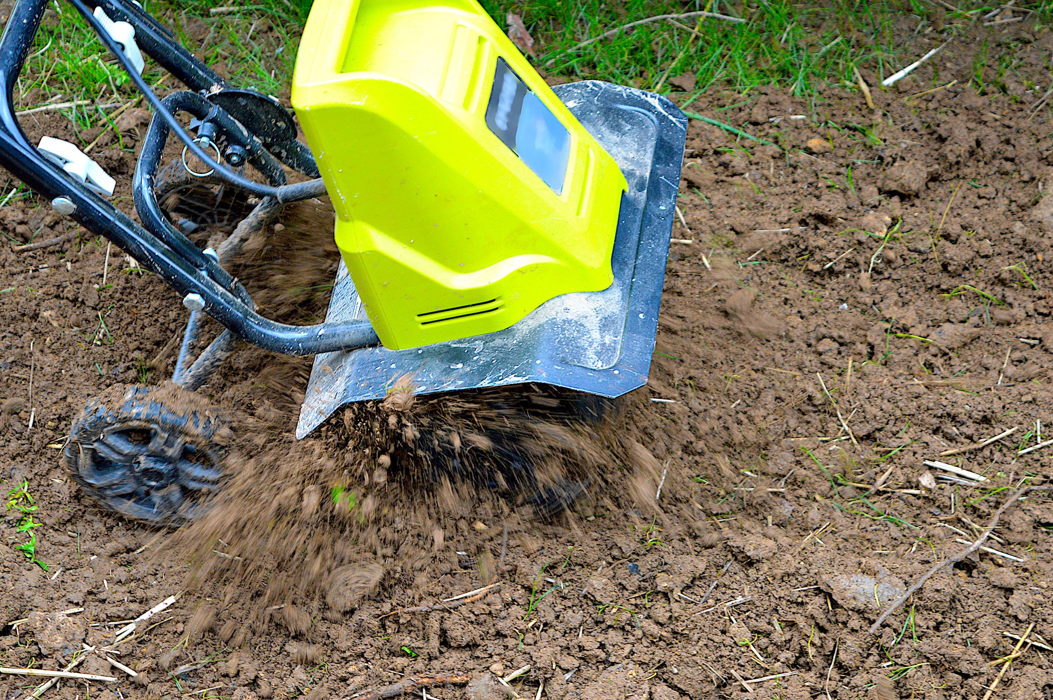 Ryobi discount battery rototiller