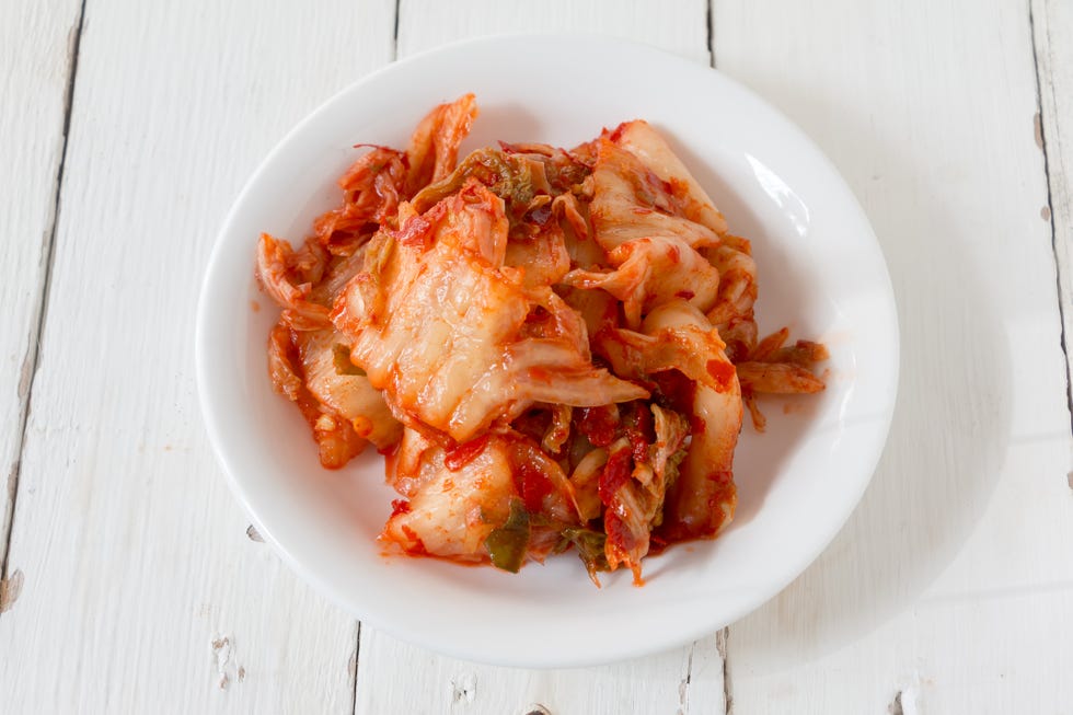 vegetable pickles or traditional korean 'kimchi'